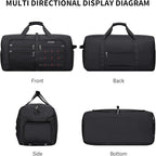 WITZMAN Foldable Duffle Bag for Travel 65L Lightweight Packable Duffel Bag - Image 9