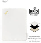 Passport Holder for Travel Essentials, RFID Blocking Passport Cover Case for - Image 3