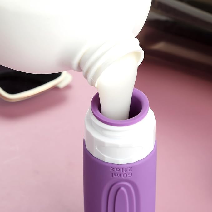 Travel Bottles for Toiletries, Tsa Approved 2oz Travel size Bottles, BPA Free - Image 3