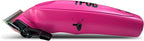 TPOB X Digital Brushless 6800rpm Professional Hair Trimmer Hair Clippers for Men, Psycho Zero Gapped T-Blade Trimmer Cordless Rechargeable Edgers Clippers (X Clipper Pink with Stand)