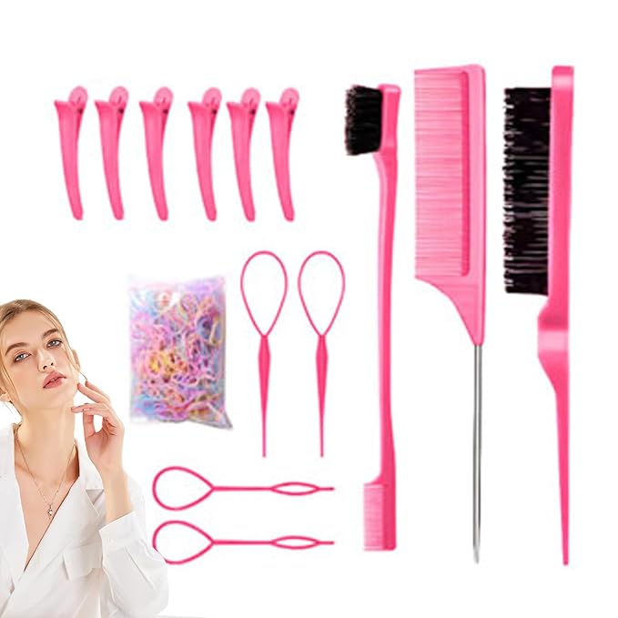 Hair Brush Set | Portable Lightweight Ergonomic Tools - Hair Styling Appliances,for Holiday Festival Salon Home Travel Wedding Bridal Spa Grooming Party Summer