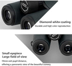 10x42ED Compact Binoculars for Adults – High-Powered BAK4 Prisms, Diamond White - Image 6