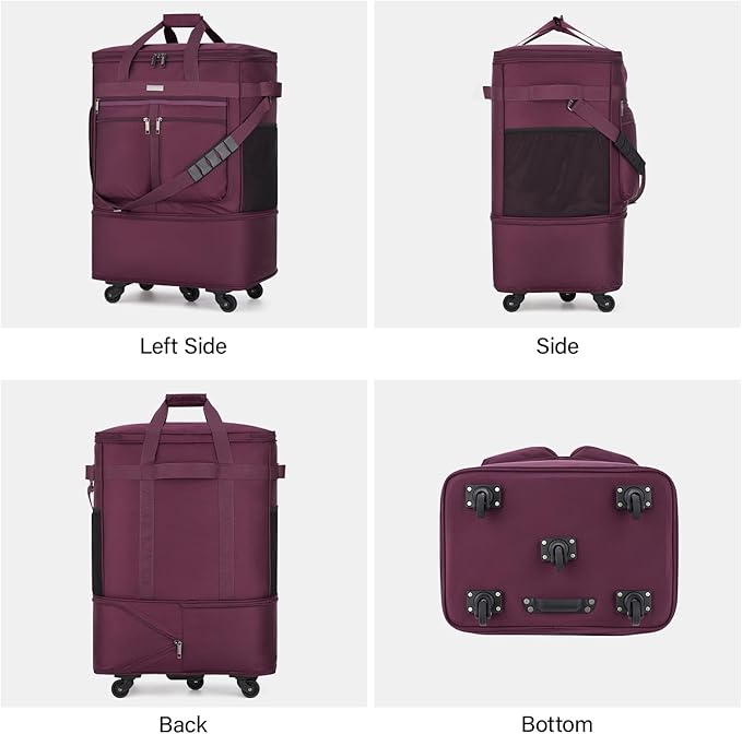 MILADA Expandable Luggage Bags for Travel Foldable Suitcase - Image 9