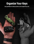 Key Organizer Key Holder Compact Key Case Minimalist Metal Key Chain Key Holder - Image 4
