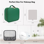 Travel Makeup Bag with LED Mirror and 10x magnifying glass with 3 Lighted - Image 8