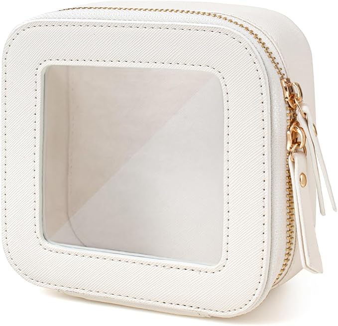 Travel Clear Makeup Bag Set, TSA Approved Cosmetic Bag Case by FFpaw
