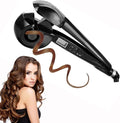 Hann Hair Curler, LCD Pro Salon Automatic Ceramic Roller Wave Machine Styler, Black, 1 Count (Pack of 1)