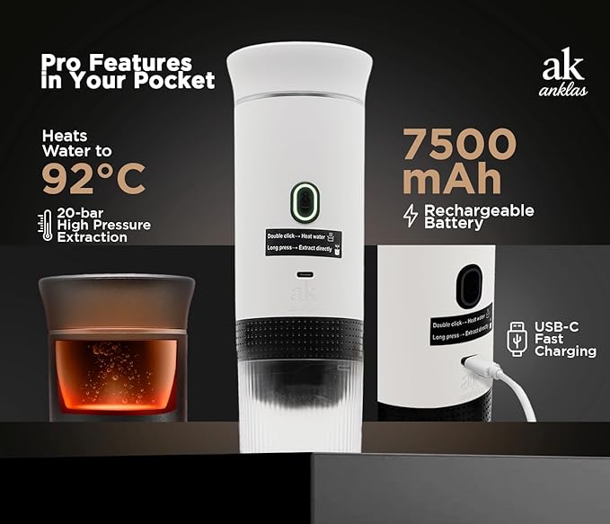 3-in-1 Portable Coffee Maker – Electric Espresso Machine - Image 4