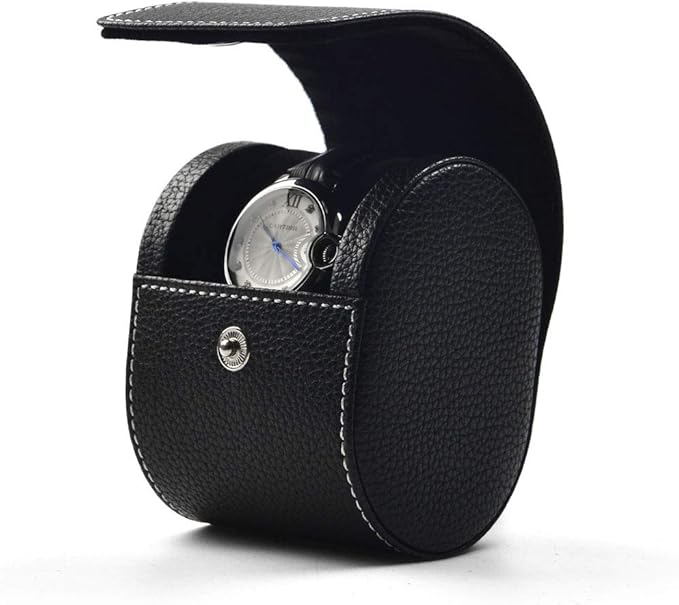 Oirlv Luxury Leather Watch Storage Box Travel Single Watch Case Jewelry Gift Box - Image 2