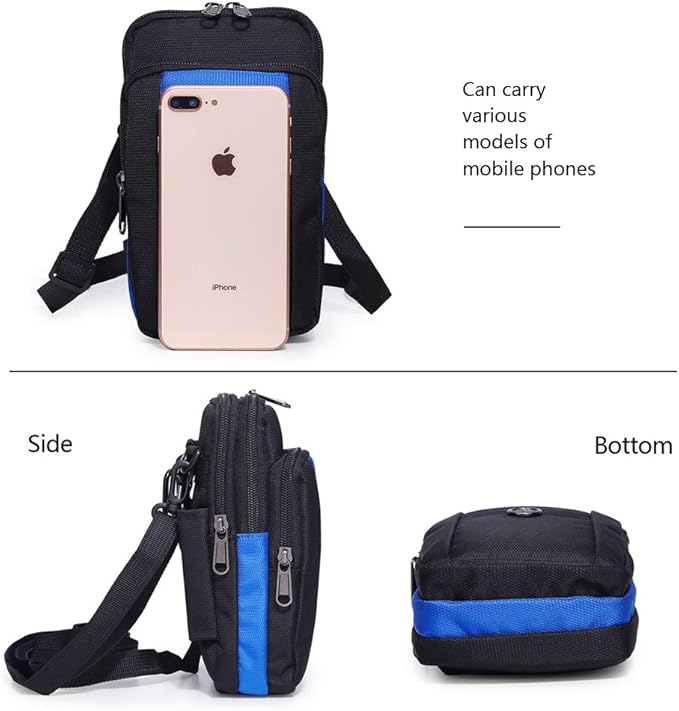 Senient Wolf Waterproof Nylon Multifunctional Phone Crossbody Bag - Image 3