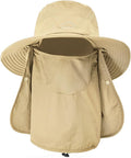 Sun Hats for Men Women Fishing Hat UPF 50+ Breathable Wide Brim Summer UV by Rosoz