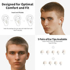 Ear Plugs for Sleeping Reusable Earplugs for Concerts Noise Cancelling Soft - Image 2