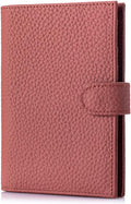 Slim RFID Passport Wallet for Women – Leather Travel Passport Holder for Men by Genuineleatherwallet