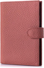 Slim RFID Passport Wallet for Women – Leather Travel Passport Holder for Men by Genuineleatherwallet
