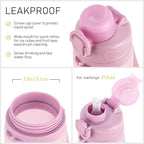 TakeToday Collapsible Water Bottles 20oz, Leak Proof, Foldable Silicone Travel - Image 7