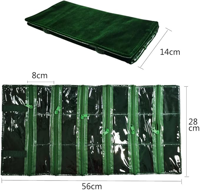 Travel Jewelry Roll Bag Portable Organizer Pouch - Image 2