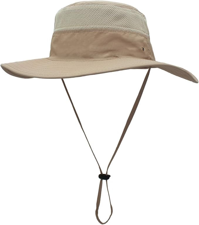 Home Prefer UPF 50+ Men's Sun Hat Wide Brim Bucket Hat UV Protection Hat - Image 2
