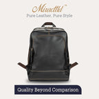 Leather Backpack for Men 15.6" Laptop Backpack 100% Madagascar top-Grain - Image 7
