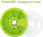 INVODA Weekly Pill Organizer 7 Compartment Rotating Pill Box - Image 5