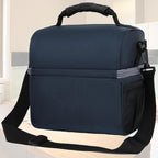 FlowFly Double Layer Cooler Insulated Lunch Bag Adult Lunch Box Large Tote Bag - Image 6