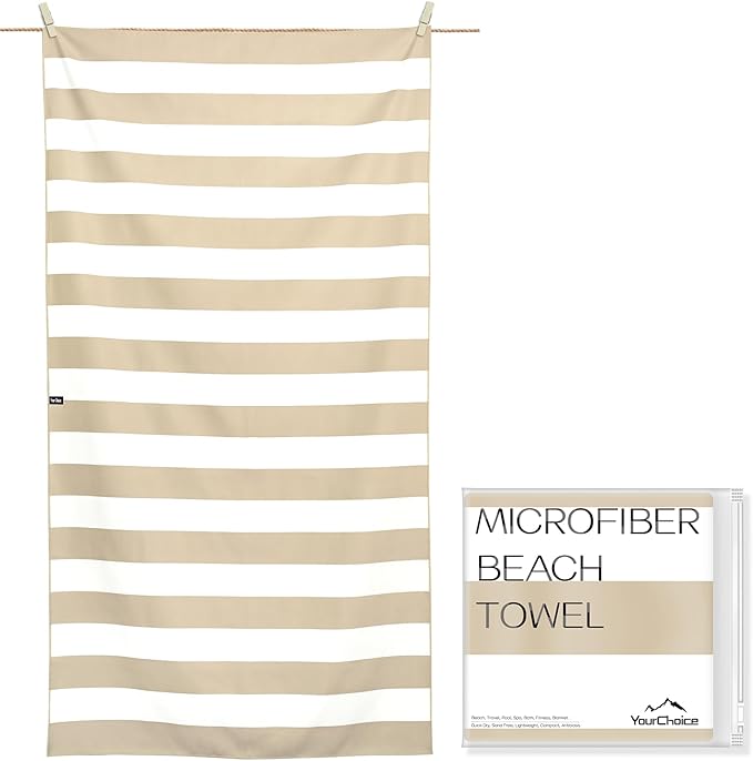Your Choice Microfiber Quick Dry Sand-Free Beach Towel by YourChoice