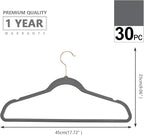 MIZGI Premium Velvet Hangers Heavy Duty - Image 2
