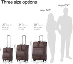 Hanke 20 Inch Softside Expandable Carry On Luggage - Image 3