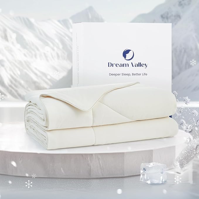Dream Valley® Outlast® Deepsleep Cooling Comforter, Full/Queen Size, NASA-Grade by DreamValley