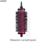 LIGICKY Blowout Brush Set with 1.9’’ Detachable Barrels Round Brushes Hair Styling Tool, 1 Handle 5 Barrels, Small