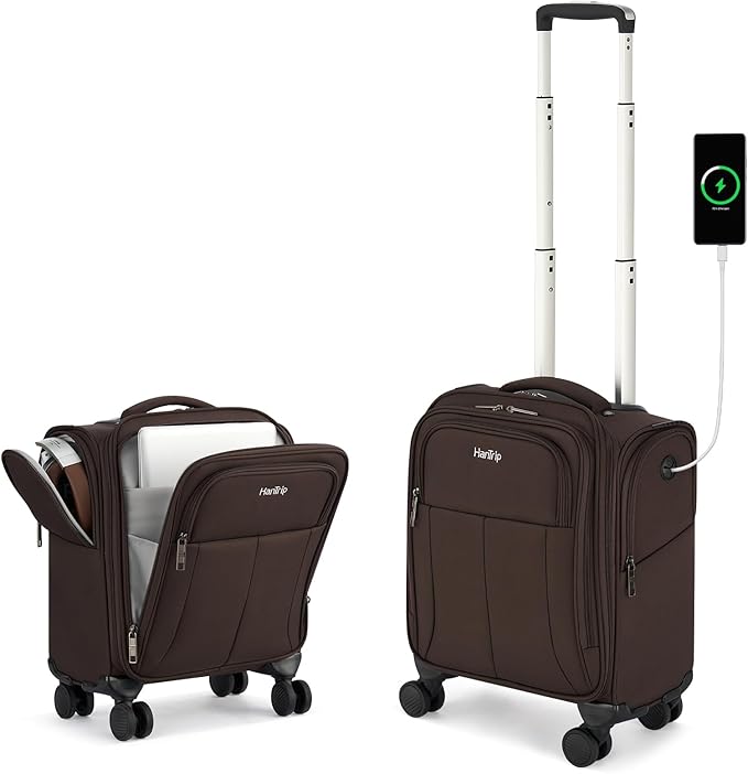 16 Inch Underseat Carry On Luggage by HanTrip