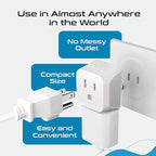 Ceptics World Travel Adapter Set - 2 in 1 USA to Europe - Image 4