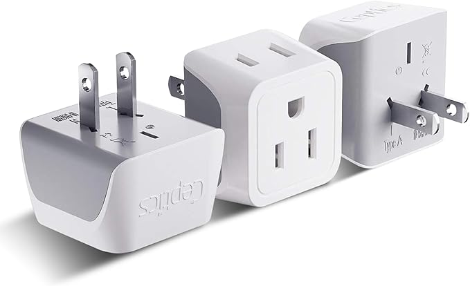 Japan, Philippines Travel Adapter Plug by Ceptics by Ceptics