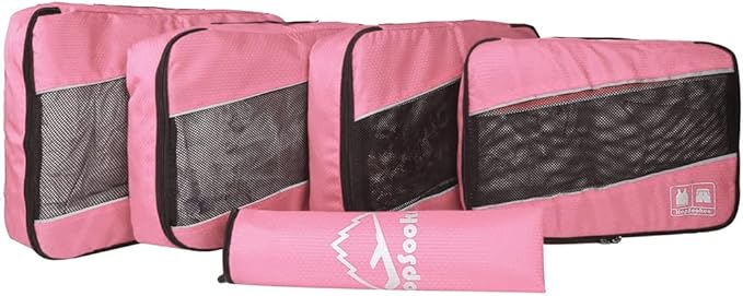 5 Set Packing Cubes for Travel Large Suitcase Luggage Organizer Bags Travel - Image 3