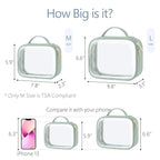 PACKISM TSA Approved Toiletry Bag, 2 Pack Clear Makeup Bags - Image 5