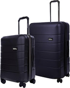 Eddie Bauer Glacier Carry-On 22" and Checked 30" Luggage | Hardside | Spinner by EddieBauer