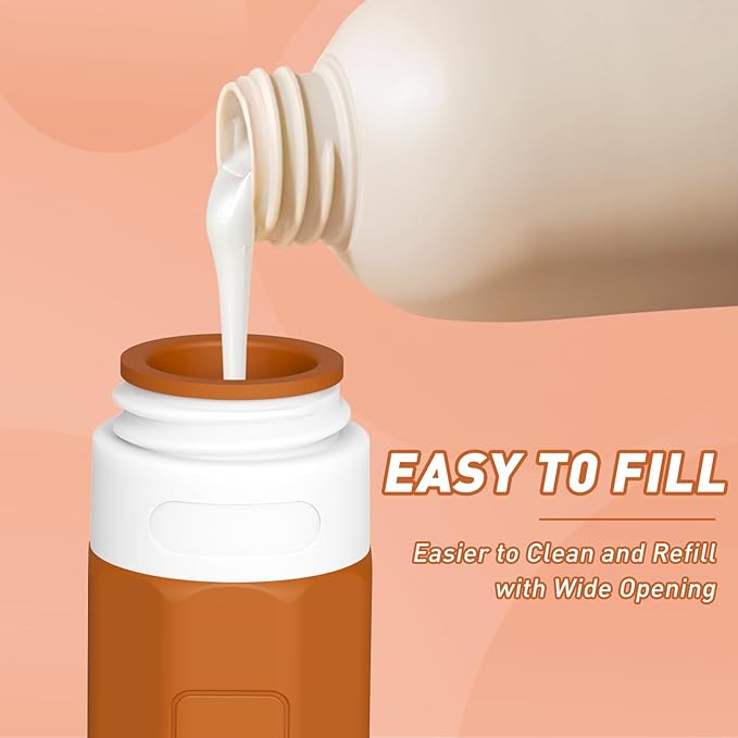 Redfly Travel Bottles for Toiletries, 3oz Tsa Approved Travel Size Containers - Image 2