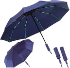 Folding Umbrella Anti-UV Compact Durable Folding Umbrella Auto Open Close by Leznazik