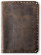 PEGAI Standard Full Grain Crazy Horse Leather Passport Holder | Custom Travel - Image 2