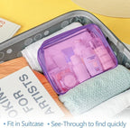 PACKISM 2 Pack Clear Toiletry Bags - Image 5