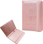 Melsbrinna Premium Leather Passport Holder Covers Case, Waterproof Rfid by Melsbrinna