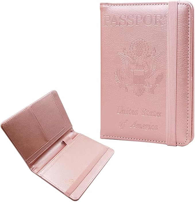 Melsbrinna Premium Leather Passport Holder Covers Case, Waterproof Rfid by Melsbrinna