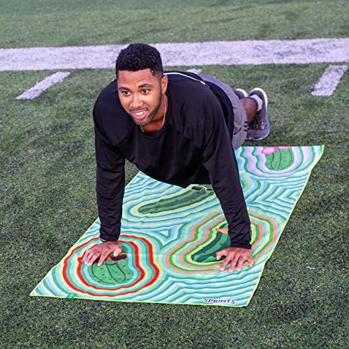 Athletic Running Towel (Pickle Power W/ Snaps)