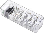 Yesesion Clear Plastic Cable Organizer Box by Yesesion