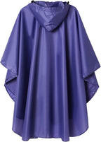 SaphiRose Unisex Rain Poncho Raincoat Hooded - Image 2