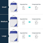 Compression Packing Cubes 3 Set, Compressible Space-Saving Packing Cubes - Image 4