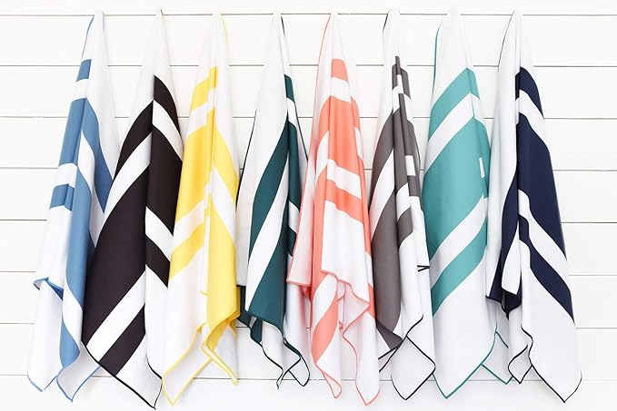 Emerald Microfiber Beach Towel by Laguna Beach Textile Co - Image 7