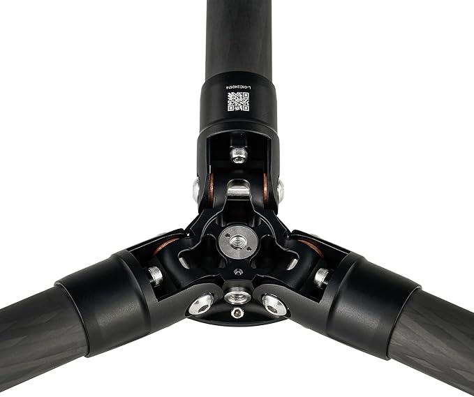 Leofoto Professional Camera Tripod, 63.4" Compact Carbon Fiber Tripod - Image 3