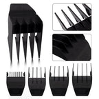 Professional Peanut Clipper Guards for Wahl Peanut – From 1/8 Inch to 1/2 Inch, Fits for Wahl Peanut, Black-4PCS