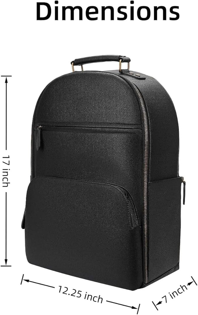 Camera Backpack Classic PU Leather - Image 9