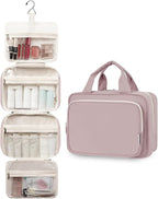 Travel Toiletry Bag for Women Large Hanging Makeup Bag Organizer Toiletries Bag - Image 4